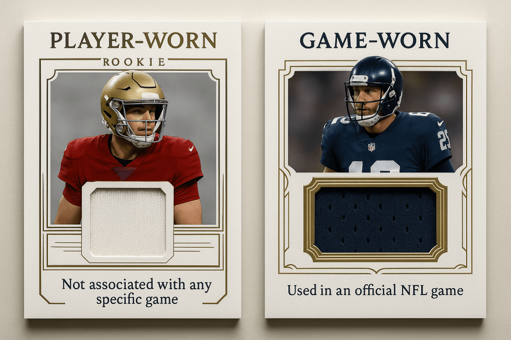 Player Worn vs Game Worn Trading Cards&nbsp;Explained